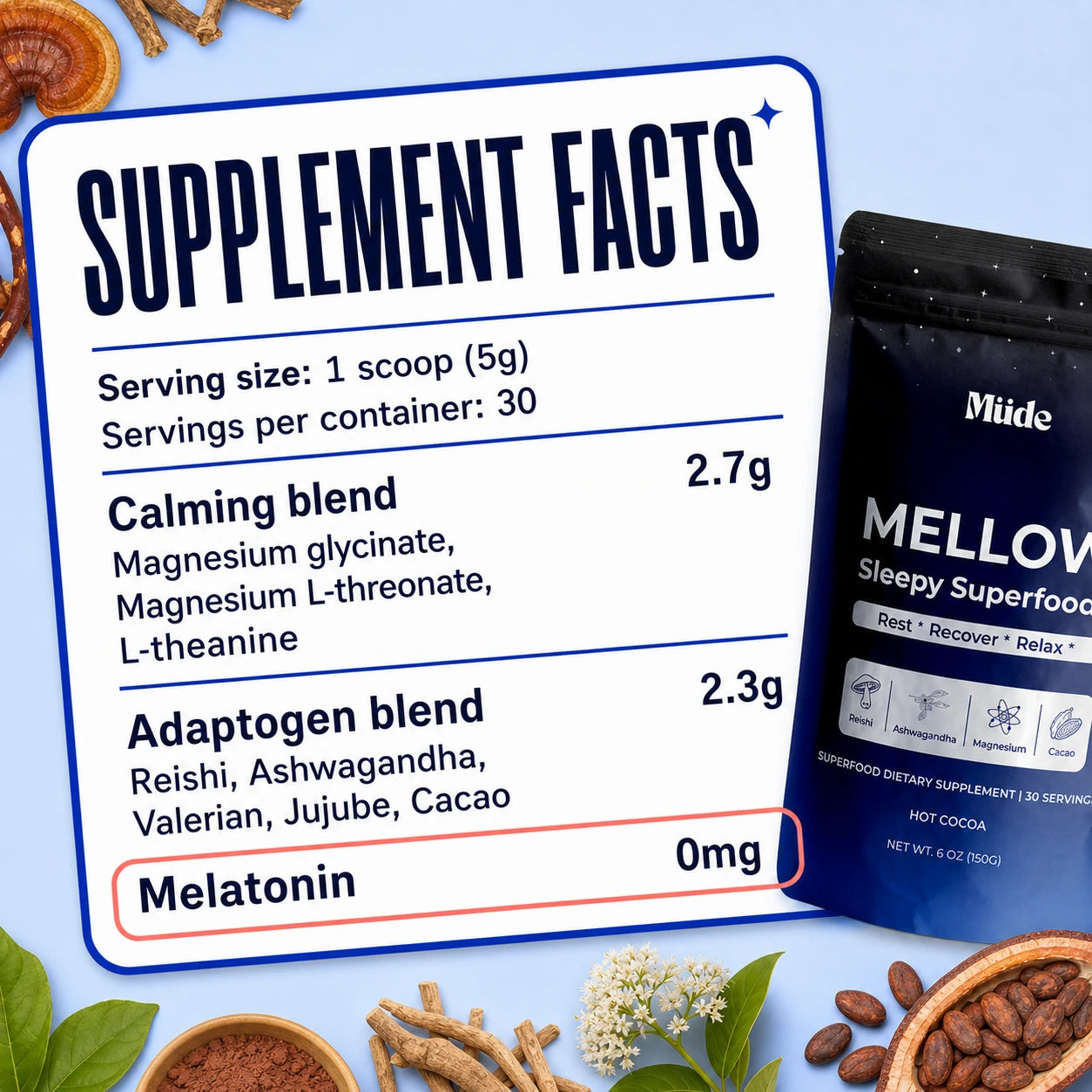 Mellow supplement facts